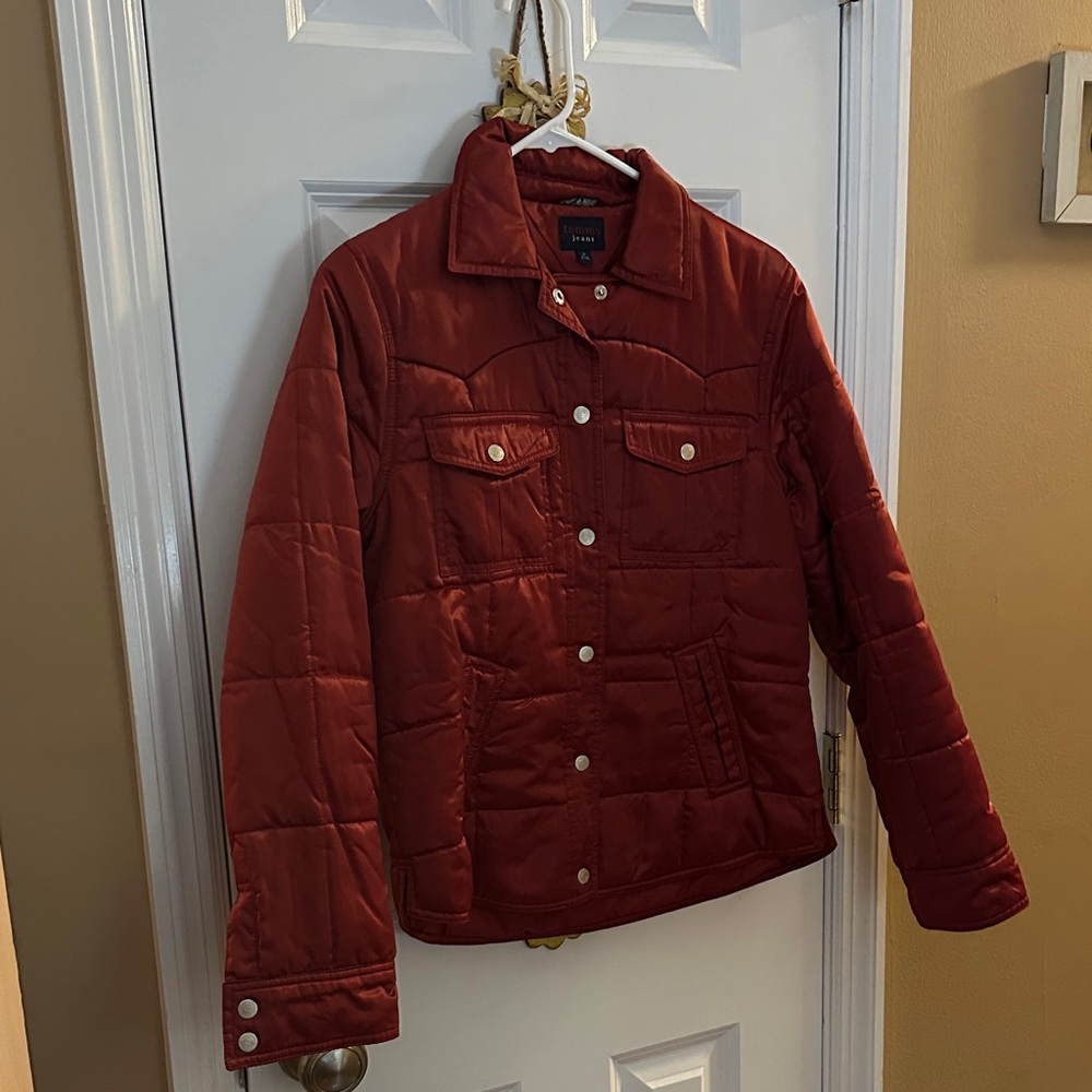 Tommy Hilfiger Red Quilted Jacket